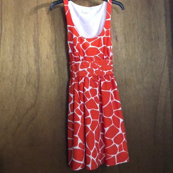 Susana Monaco Giraffe Print Pleated Dress NWT - Picture 2 of 7